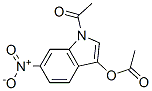 1-ACETYL-6-NITRO-1H-INDOL-3-YL ACETATE Structure