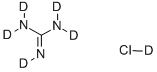 Guanidine-d5 Hydrochloride Structure