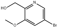 (5-브로모-3-메톡시피리딘-2-일)메탄올 구조식 이미지
