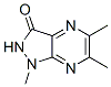 1H-Pyrazolo[3,4-b]pyrazin-3-ol,1,5,6-trimethyl-(6CI) Structure