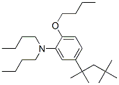 2-Butoxy-N,N-dibutyl-5-(1,1,3,3-tetramethylbutyl)aniline Structure