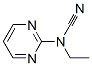 Cyanamide, ethyl-2-pyrimidinyl- (9CI) Structure