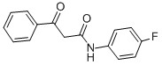 N-(4-FLUOROPHENYL)-BETA-OXO-BENZENEPROPANAMIDE 구조식 이미지