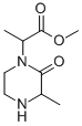 메틸2-(3-메틸-2-옥소-피페라진-1-일)프로피오네이트 구조식 이미지