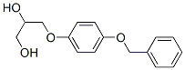 3-(4-phenylmethoxyphenoxy)propane-1,2-diol Structure