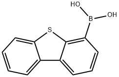 4-DIBENZOTHIOPHENEBORONIC ACID Structure