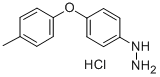 4-(4-METHYLPHENOXY)PHENYLHYDRAZINE HYDROCHLORIDE 구조식 이미지