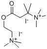 (2-Carboxy-1,1-dimethylethyl)trimethylammonium iodide ester with choli ne iodide Structure