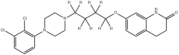 Aripiprazole-d8 (Butyl-d8) Structure