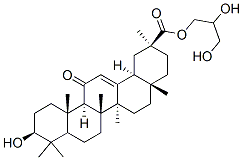 GLYCERYL GLYCYRRHETINATE Structure