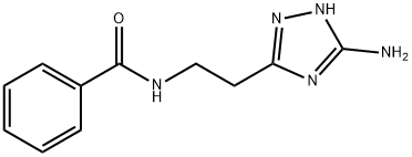N-[2-(5-amino-4H-1,2,4-triazol-3-yl)ethyl]benzamide 구조식 이미지