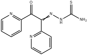 (1E)-1,2-디피리딘-2-일레타인-1,2-디온티오세미카르바존 구조식 이미지