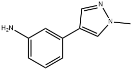 3-(1-Methyl-1H-pyrazol-4-yl)aniline Structure