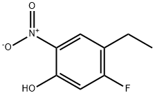 4-에틸-5-플루오로-2-니트로페놀 구조식 이미지