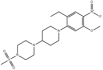 1089282-90-5 1-(1-(2-ethyl-5-Methoxy-4-nitrophenyl)piperidin-4-yl)-4-(Methylsulfonyl)piperazine
