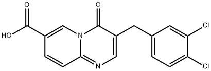 3-(3,4-dichlorobenzyl)-4-oxo-4H-pyrido[1,2-a]pyrimidine-7-carboxylic acid Structure