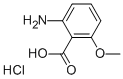 2-amino-6-methoxybenzoic acid hydrochloride 구조식 이미지