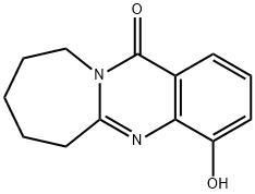 Azepino[2,1-b]quinazolin-12(6H)-one,  7,8,9,10-tetrahydro-4-hydroxy- 구조식 이미지