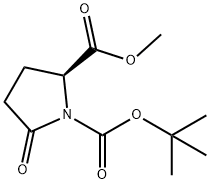Boc-L-Pyroglutamic acid methyl ester 구조식 이미지