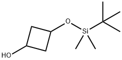 Cyclobutanol, 3-[[(1,1-dimethylethyl)dimethylsilyl]oxy]- Structure
