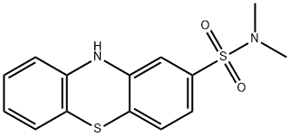 2-디메틸아미노설포닐펜티아진 구조식 이미지