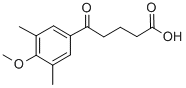 5-(3,5-디메틸-4-메톡시페닐)-5-옥소발레릭산 구조식 이미지
