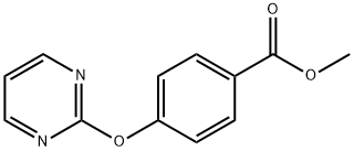 메틸4-(피리미딘-2-일옥시)벤조에이트 구조식 이미지