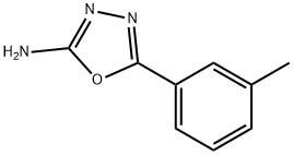 5-(3-methylphenyl)-1,3,4-oxadiazol-2-amine(SALTDATA: FREE) Structure