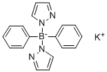 POTASSIUM DIPHENYLBIS(PYRAZOL-1-YL)BORATE Structure