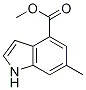 1H-Indole-4-carboxylic acid, 6-Methyl-, Methyl ester Structure