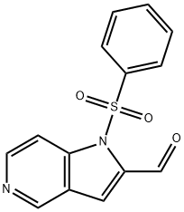1-(PHENYLSULFONYL)-1H-PYRROLO[3,2-C]PYRIDINE-2-CARBALDEHYDE Structure