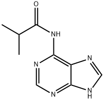 Propanamide, 2-methyl-N-9H-purin-6-yl- 구조식 이미지