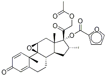 21-아세틸옥시데스클로로Mo메타손푸로에이트9,11-에폭사이드 구조식 이미지