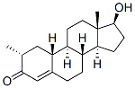 Estr-4-en-3-온,17.베타.-하이드록시-2.알파.-메틸- 구조식 이미지