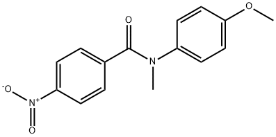 N-Methyl-N-(4-methoxyphenyl)-4-nitrobenzamide Structure
