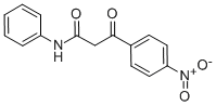 4-NITRO-BETA-OXO-N-PHENYL-BENZENEPROPANAMIDE Structure