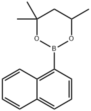 4,4,6-Trimethyl-2-(naphthalen-1-yl)-1,3,2-dioxaborinane Structure