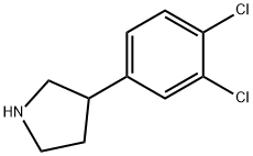 3-(3,4-Dichlorophenyl)pyrrolidine Structure