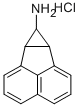 6B,7A-DIHYDRO-7H-CYCLOPROP[A]ACENAPHTHYLEN-7-AMINE HYDROCHLORIDE Structure