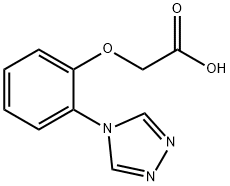 acetic acid, [2-(4H-1,2,4-triazol-4-yl)phenoxy]- 구조식 이미지