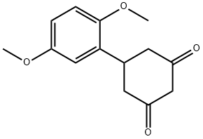 5-(2,5-dimethoxyphenyl)cyclohexane-1,3-dione Structure