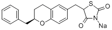 ENGLITAZONE SODIUM Structure