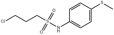 3-chloro-N-[4-(methylsulfanyl)phenyl]-1-propanesulfonamide 구조식 이미지