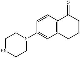 6-(piperazin-1-yl)-3,4-dihydronaphthalen-1(2H)-one Structure