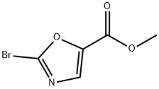 5-Oxazolecarboxylic acid, 2-bromo-, methyl ester Structure