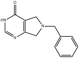 6-Benzyl-3,5,6,7-tetrahydropyrrolo[3,4-d]pyriMidin-4-one Structure