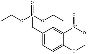 포스폰산,P-[(4-메톡시-3-니트로페닐)메틸]-,디에틸에스테르 구조식 이미지