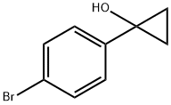 1-(4-broMophenyl)cyclopropanol Structure