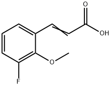 3-Fluoro-2-methoxycinnamicacid 구조식 이미지