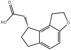 (S)-2-(2,6,7,8-tetrahydro-1H-indeno[5,4-b]furan-8-yl)acetic acid Structure